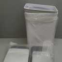 Bathroom Trash Cans with Lid 2 Pack 2.2 Gallon Touchless Automatic Motion Sensor Small Slim Garbage Can, Smart Electric Narrow Garbage Bin for Bedroom Office Kitchen (White)