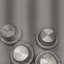 4 Pack Mason Jar Shaker Lids Stainless Steel with Silicone Seals for Spices Dredge Flour Sugar Salt Peppers and Any REGULAR MOUTH Canning Lid