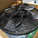 Lasko Pedestal Fan, Oscillating Fan for Bedroom with Adjustable Height and 3 Cooling Speeds, Portable, 18", Black, 1827