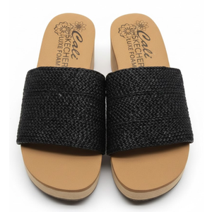 Cali Sketchers Luxe Foam Summer Sandals Size 7