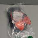 Short Curly Bob Wig Black Princess Wig with Bow Headband for Girls Halloween Costume Party Cosplay Wig