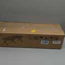 BOOSDEN Aluminum Folding Camping Table, Portable Foldable Picnic Table, Outdoor Lightweight Roll-up Camping Table, Collapsible Camp Table for Beach,Party, Patio, BBQ, Travel, Backyard (Black)