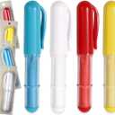 4PCS Sewing Chalk for Fabric, Wipeable and Washable Fabric Chalk for Sewing, Tailors Chalk for Fabric Etailed Marking on Fabrics, Cottons, Leathers - Blue, White, Red, Yellow