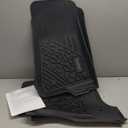 LASFIT Floor Mats for Jeep Gladiator JT 2020-2025 2026 All Weather TPE Custom Fit Pickup Truck Mats Floor Liners 1st & 2nd Row, Black