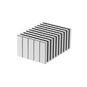 N52 Magnet Blocks - 20x6x3mm - 50 Pack, Super Strong Neodymium Magnets, Powerful Rare Earth Magnets, Heavy Duty Industrial Neodymium Block Magnet for Craft, Fridge, Kitchen, Office