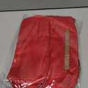 GIVLEFLY Large Purse Organizer Insert with Zipper, Lightweight Handbag Organizer Insert with Handle, Multiple Pockets for Small Items, Bag Organizer Insert for Tote & HandbagsRed