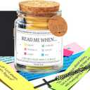 Bible Verse Jar,Read Me When Bible Verses Jar for Emotions and Feelings,Christian Gifts for Women,Mothers Day Gifts,Birthday & Graduation Gift for Teenagers(Comes with Black Cross)