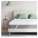 Novilla Memory Foam Mattress Topper King, Medium Firm Foam Mattress Topper King, 4 Inch Memory Foam Mattress Topper with Removable Cover, Cooling Gel Infused for Pressure Relief & Cooling Sleep