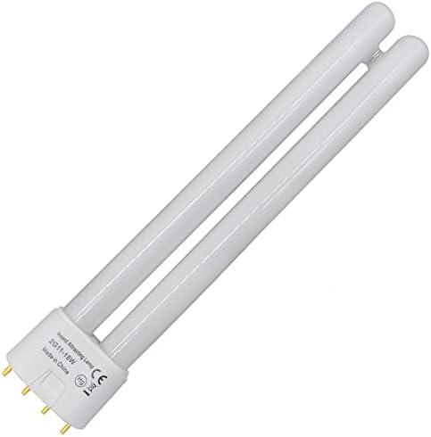 Tysonir 18W Bug Zapper Replacement Bulb NLZQ-2, JYHY-688, H-Shaped 18W Four-pin, 2G11-18W. Dimensions: 8.9 x 1.70 x 0.9 in