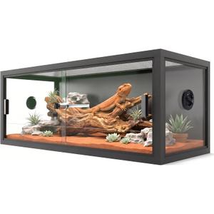 ALOTIKI 24 Gallon Reptile Enclosure 30"x12"x12" Bearded Dragon Reptile Tank