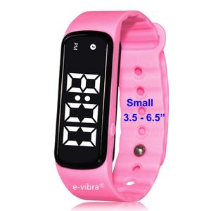8 Alarm Vibrating Alarm Watch Medical Reminder Watch - with Timer and 8 Daily Alarms (Pink - Small)