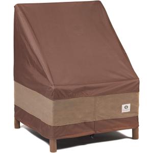 DUCKCOVERS Ultimate Waterproof 29 Inch Patio Chair Cover, Outdoor Chair Covers (Mocha Cappuccino)