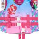 SwimWays Disney Princess Swim Trainer Life Jacket, US Coast Guard Approved Life Vest Kids Swim Vest, Pool Floats & Life Jackets for Kids 33-55 lbs, Ariel, One Size