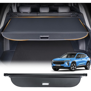Deluden Retractable Cargo Cover Compatible with Chevrolet Chevy Trax 2025 2024 2023 2nd Gen Shield Security Shade Privacy Screen Tonneau Luggage Cargo Trunk Organizers (Carbon Fiber Texture