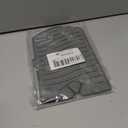 Silicone Sink Splash Guard Set - Faucet Handle Drip Catcher Tray, Dish Soap Sponge Draining Holder, Mat - Stylish Kitchen Sink Accessories for a Dry and Organized Counter - Grey