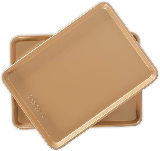 Nordic Ware Naturals Aluminum NonStick Baker's Half Sheet 13" x 18" (Pack of 2)