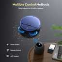 Robot Vacuum and Mop Combo, 2 in 1 Robotic Vacuums Cleaner with WiFi/App, Robot Vacuum with Water Tank, Strong Suction, Schedule, Self-Charging, Quiet, for Hard Floor, Pet Hair, Low Pile Carpet (Blue)