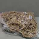 Hemp Rope Net (4ft x 16ft) Heavy Duty Natural Jute Rope Climbing Safety Netting for Balcony, Stairs, Fence, Garden, Playground Protection & Indoor/Outdoor Decor