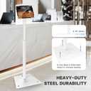 AboveTEK Security iPad Kiosk Floor Stand, Anti-Theft POS Tablet Stands for Retail Business, Height Adjustable Tablet Floor Stand, 360 Swivel Universal Locking Holder Fits 9.7"-13" iPads/iPad Pro/Air