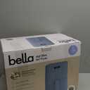 bella 4Qt Slim Air Fryer, Fits-anywhere Kitchenware, EverGood Ceramic Nonstick Coating, Adjustable Temperature, 6 Preset Cooking Options, 60 Min Auto Shutoff w Audible Tone, 3.3lb Capacity, Surf