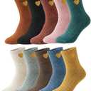 Bestag 10 Pairs Cute Womens Socks Ankle Sock for Women Crew Elastic Ankle Length Lightweight Low Cut with Gifts Boxs
