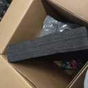 UPGRADED Window Air Conditioner Cover Indoor - NEW Version with VelcroSides - Inside AC Cover for Winter - Polyester Fiber Fill Layers Insulation - 21" x 15" x 3.5" - Black (6000 - 8000 BTU)