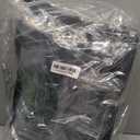 Professional Clear PVC Makeup Kits Organizer Make up Set Bag MUA Carry All Artist Transparent Vinyl Travel Cosmetic Bag with 6 External Pockets & Tissue Holder