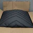 Andency Dark Grey Oversized Super King Plus Comforter Set 128x120, Extra Large King Size Comforter Oversize Boho Soft Warm Bedding Comforter Sets, 3 Pieces Aesthetic Chevron Textured Bedding