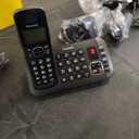 Panasonic DECT 6.0 Expandable System, Cordless Phones With Answering Machine and Call Blocking - 5 Cordless Phones 5 Handsets - KX-TGE645M (Metallic Black)