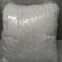 Bedsure GentleSoft Queen Blanket for Couch - Cozy Soft Blankets for Women, Cute Small Fleece Throws for Girls, Bright White, 90x90 Inches