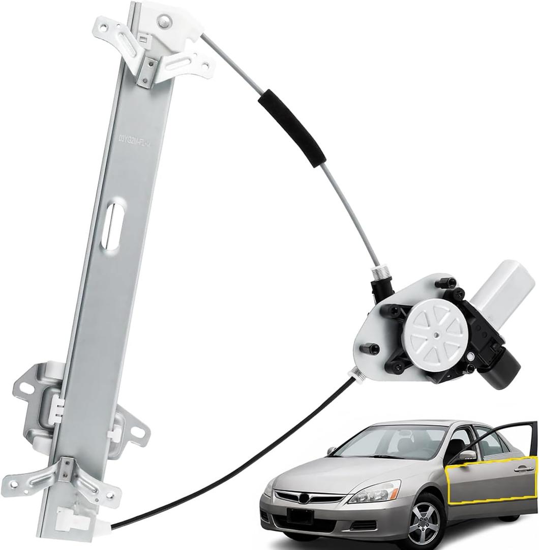 741-304 Driver Side Power Window Regulator w/Motor for 03-07 Honda Accord