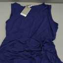 Smallshow Women's Maternity Tank Tops Sleeveless Ruched Pregnancy Clothes, Size M