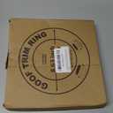 8 Pack Gloss White Goof Trim Ring for 8" Inch Recessed Can Lighting Down Light, Outer Diameter 8.6 Inches, Inner Diameter 6.2 Inches