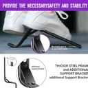 BNKIHDD Adjustable Bike Training Wheels for Kids – Mute Flash Wheels, Compatible with 12 14 16 18 20 inch Single-Speed Bikes Purple