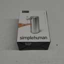 simplehuman 9 oz. Touch-Free Automatic Rechargeable Sensor Pump, Brushed Stainless Steel, New
