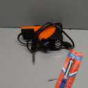 YIHUA 926 III 60W LED Display Soldering Iron Station Kit w 2 Helping Hands, 6 Extra Iron Tips, Roll of Lead-Free Solder, Solder Sucker, S/S Tweezers, C/F Conversion, Auto Sleep & Calibration Support (Orange)