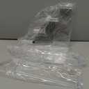 Lifewit 4 Tier Perfume Stand Organizer for Women, Plastic Display Riser, Tool-Free Assembly, Fragrance Makeup Cosmetics Shelf for Vanity Bedroom Bathroom Storage Organization, Clear, 9 Inch, 1 Pcs