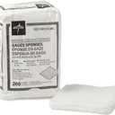 Medline Non-Sterile Cotton Woven Gauze Sponges, 8 Ply, Ideal for Wound Dressing and Cleaning, Case of 4000