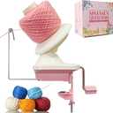 SPEENSUN Yarn Winder for Crocheting, Yarn Spinner, 3.5 OZ Easy-to-Install and Efficiently Yarns Cake Winder with Lower Noise for Yarns Below Size 5, Best for Crochet and Knitting Lover