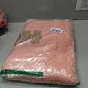 Polyester Bathroom Rug 24"x36" Pink, Non-Slip Soft Shaggy Bath Mat