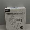 Privacy Door Levers, 10 Pack Matte Black Door Handles Heavy Duty Bed and Bath Door Locks Interior Keyless Locksets, Reversible for Left Right Handed Doors