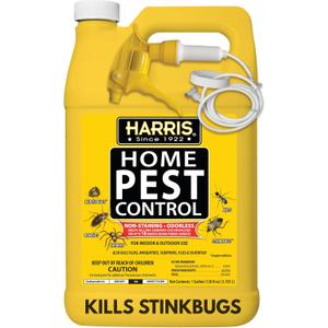 Harris Home Insect Killer, Liquid Gallon Spray with Odorless and Non Staining Residual Formula - Kills Stinkbugs, Ants, Roaches, Spiders, Fleas, Mosquitos, Moths, Scorpions, Flies and Silverfish