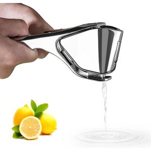 Bagrox Lemon Squeezer, Stainless Steel Lemon Juicer, Manual Juicer for Lemon Citrus Lime Orange, Handheld Citrus Squeezer