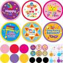 30 Sets Purim Crafts Purim Decorations Make Your Own Magnet Arts Craft Kit DIY Decor Gifts for Home Party Favor Holiday Decoration Game Activities Supplies