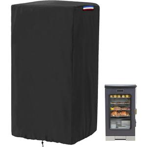 30-Inch Smoker Cover for Masterbuilt for East Oak,420D Smoker Covers for Outside,Electric Smoker Cover,Smoker Grill Cover-19L X 18" W X 32" H (Black)