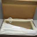 Gold Framed Bathroom Mirror, 20x30 Inch Rectangle Mirrors with Tempered Glass for Bathroom Bedroom or Entryway, Vertical & Horizontal Hanging