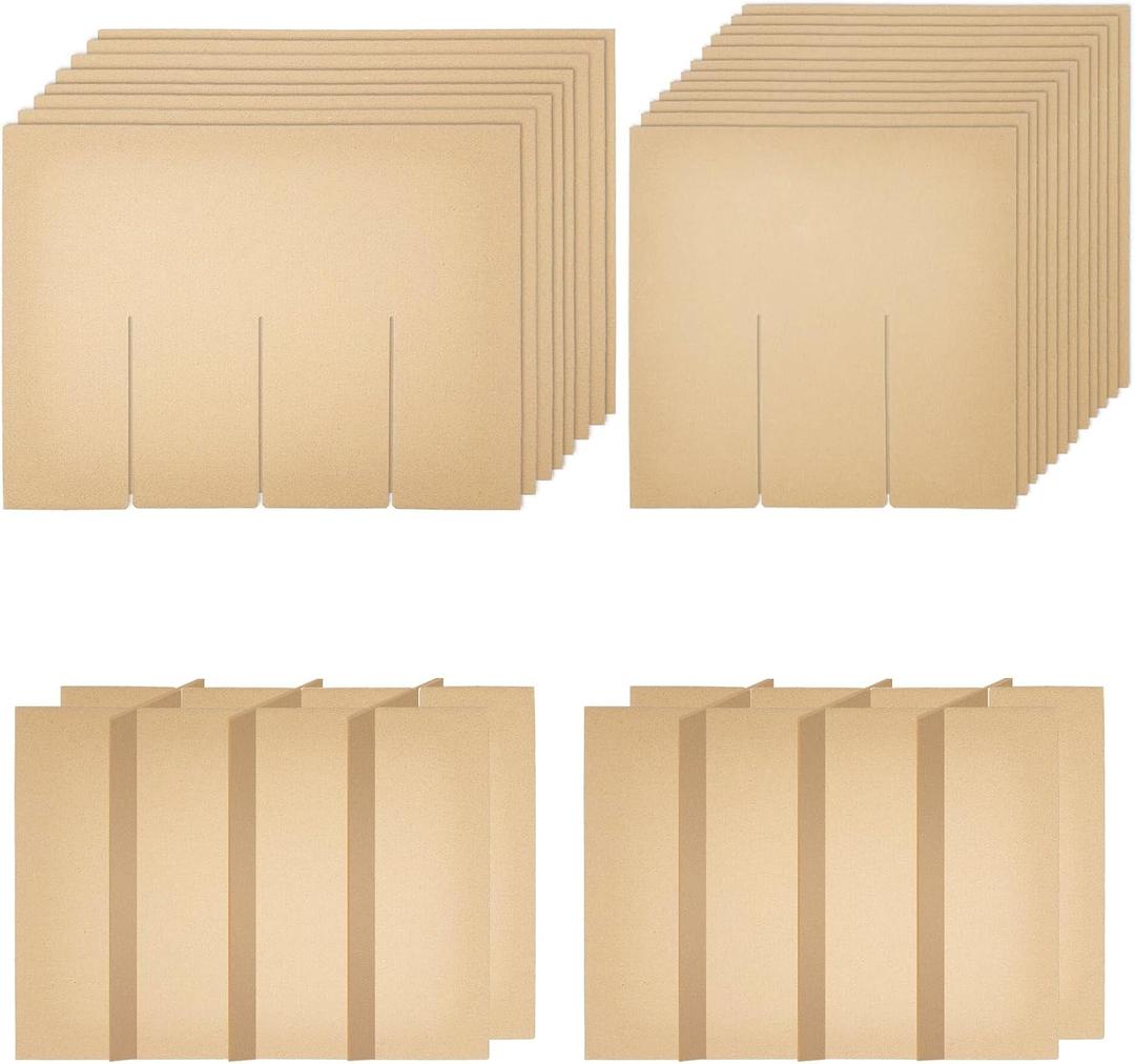 4 Sets Glass Divider Kits for Moving Dish Packing Kitchen Moving Boxes Kit Cardboard Dividers for Packing Shipping, Box Not Included
