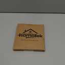 HOMOTEK 4 Pack Self-Adhesive Sliding Closet Door Handles Instant Self-Stick Cabinet Drawer Handles, Stick-On Kitchen Cabinet Pulls Furniture Handles- 5 Inch, No-Drill, Black