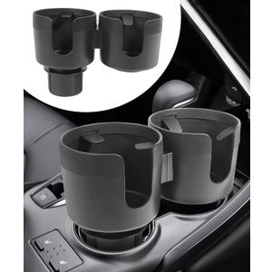 2-in-1 Cup Holder Expander,Multifunctional Car Cup Holder Expander Adapter,Car Accessories Car Cup Holder Automotive Cup Holders,Cup Holder Organizer with Adjustable Base, 1294EHYBJ001