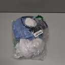 Irtysh Girl Blue Dress White Apron Halloween Cosplay Costume With Bow Hair Band Stockings Set (11-12 Years)